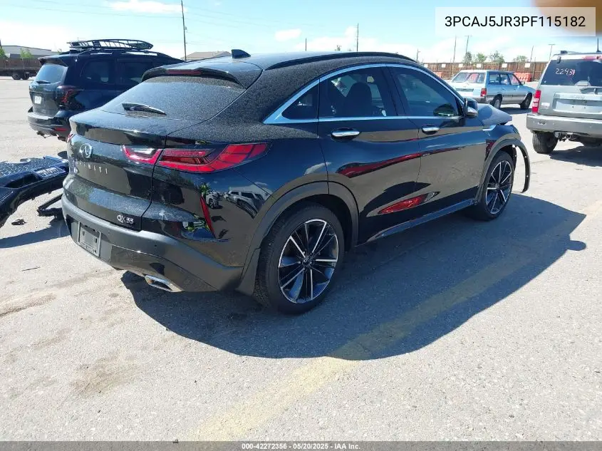 2023 Infiniti Qx55 Luxe Awd VIN: 3PCAJ5JR3PF115182 Lot: 42272356