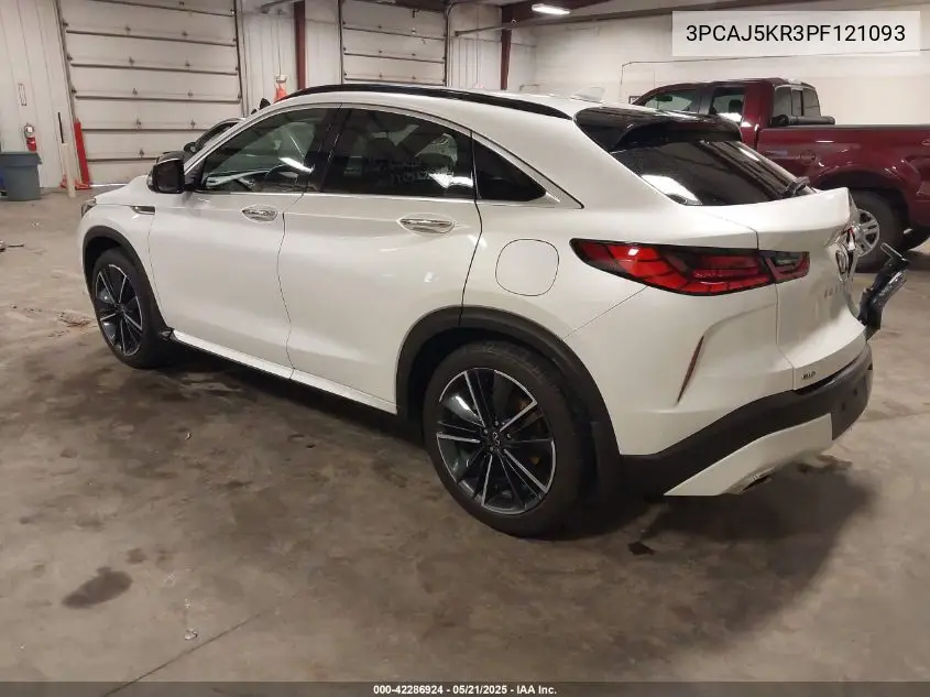 2023 Infiniti Qx55 Essential Awd VIN: 3PCAJ5KR3PF121093 Lot: 42286924