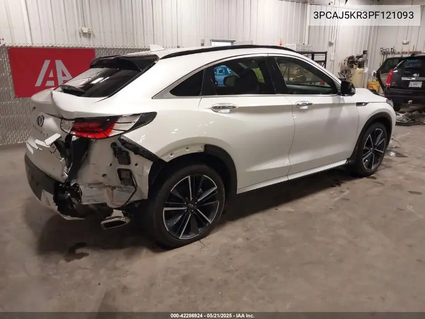 2023 Infiniti Qx55 Essential Awd VIN: 3PCAJ5KR3PF121093 Lot: 42286924