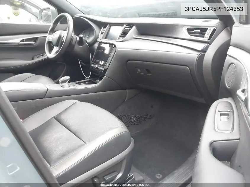 2023 Infiniti Qx55 Luxe Awd VIN: 3PCAJ5JR5PF124353 Lot: 42420350