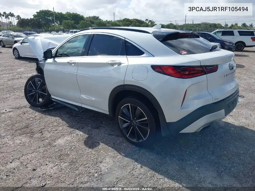 2024 Infiniti Qx55 Luxe Awd VIN: 3PCAJ5JR1RF105494 Lot: 41952515
