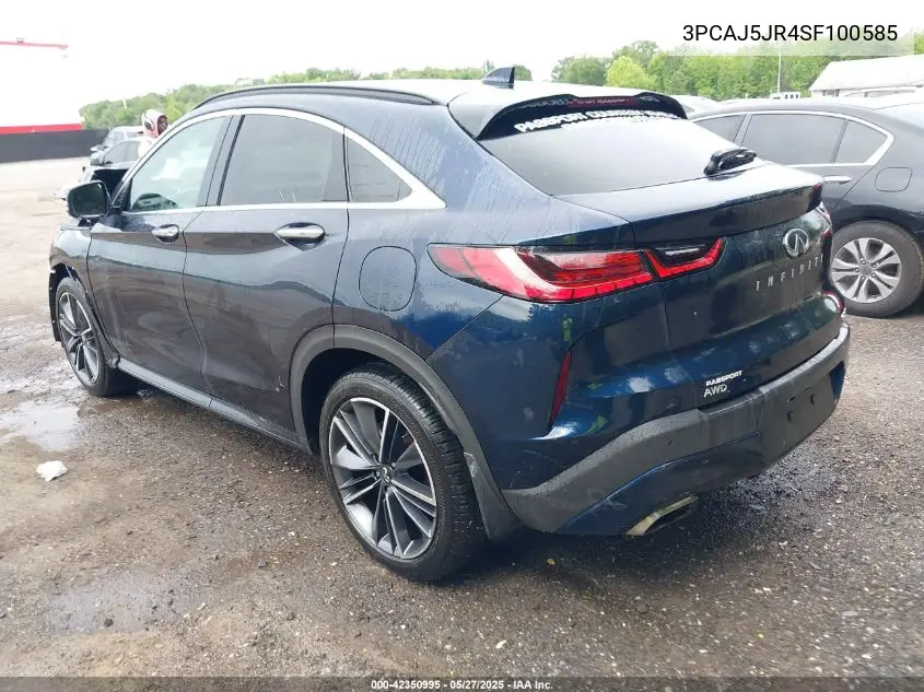 2025 Infiniti Qx55 Luxe Awd VIN: 3PCAJ5JR4SF100585 Lot: 42350995