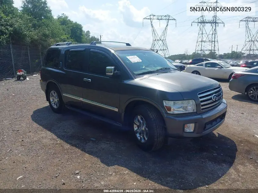 2005 Infiniti Qx56 VIN: 5N3AA08C65N800329 Lot: 42594239