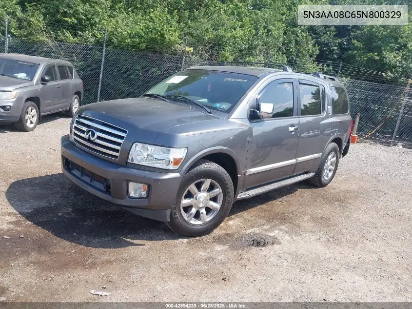 2005 Infiniti Qx56 VIN: 5N3AA08C65N800329 Lot: 42594239