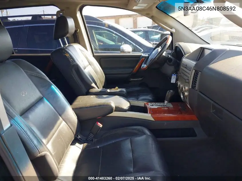 2006 Infiniti Qx56 VIN: 5N3AA08C46N808592 Lot: 41483260