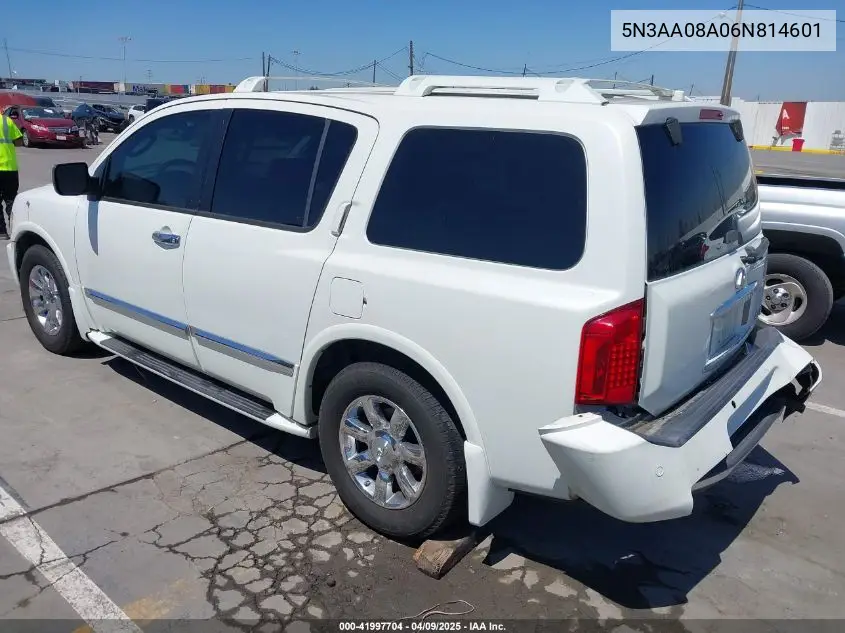 2006 Infiniti Qx56 VIN: 5N3AA08A06N814601 Lot: 41997704