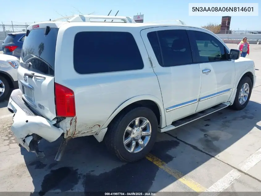 2006 Infiniti Qx56 VIN: 5N3AA08A06N814601 Lot: 41997704
