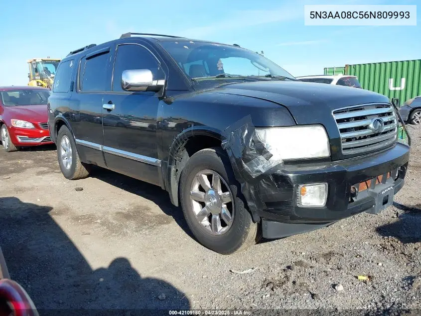 2006 Infiniti Qx56 VIN: 5N3AA08C56N809993 Lot: 42109180