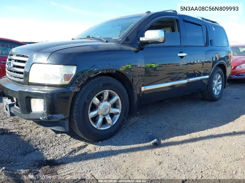 2006 Infiniti Qx56 VIN: 5N3AA08C56N809993 Lot: 42109180