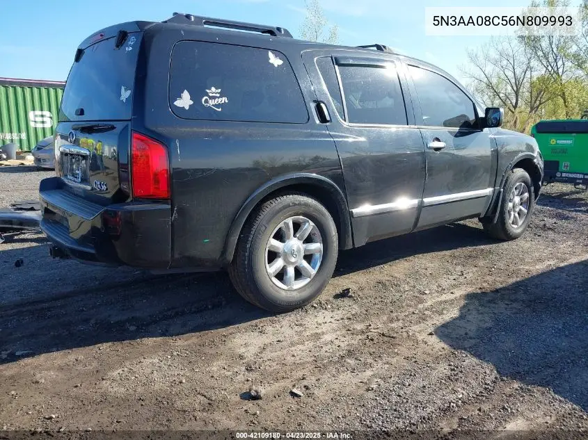2006 Infiniti Qx56 VIN: 5N3AA08C56N809993 Lot: 42109180