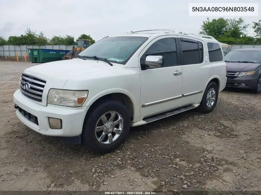 2006 Infiniti Qx56 VIN: 5N3AA08C96N803548 Lot: 42175411