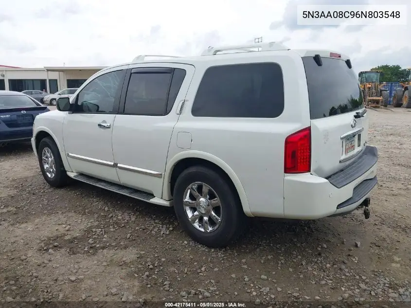 2006 Infiniti Qx56 VIN: 5N3AA08C96N803548 Lot: 42175411