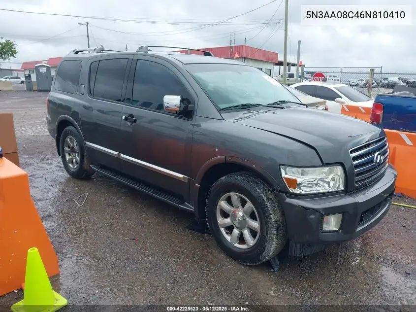 2006 Infiniti Qx56 VIN: 5N3AA08C46N810410 Lot: 42225523