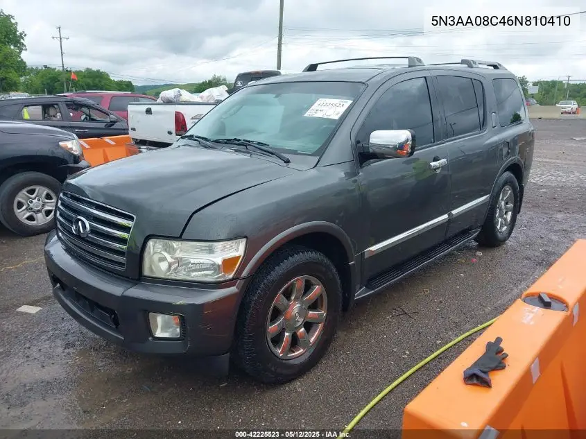 2006 Infiniti Qx56 VIN: 5N3AA08C46N810410 Lot: 42225523