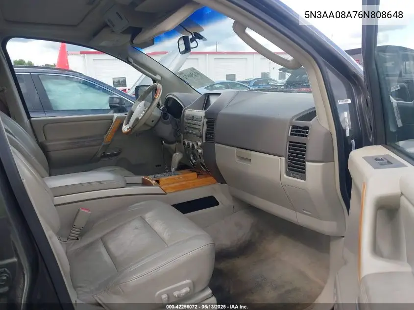 2006 Infiniti Qx56 VIN: 5N3AA08A76N808648 Lot: 42256072