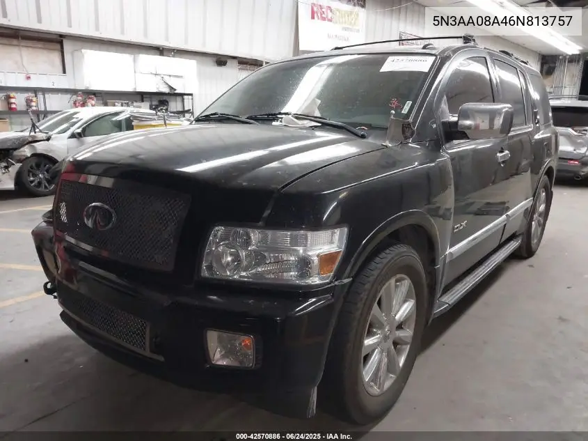 2006 Infiniti Qx56 VIN: 5N3AA08A46N813757 Lot: 42570886