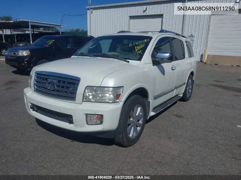 2008 Infiniti Qx56 VIN: 5N3AA08C68N911290 Lot: 41904029