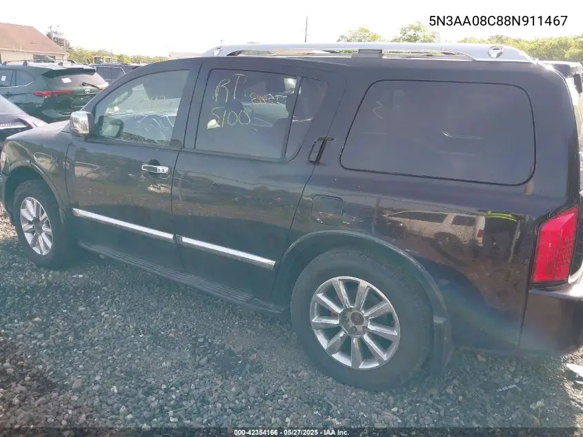 2008 Infiniti Qx56 VIN: 5N3AA08C88N911467 Lot: 42354166