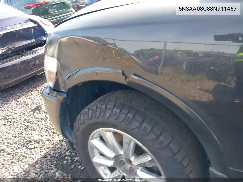 2008 Infiniti Qx56 VIN: 5N3AA08C88N911467 Lot: 42354166