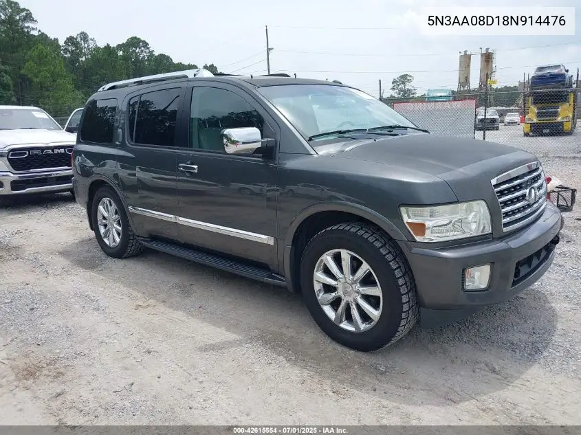 2008 Infiniti Qx56 VIN: 5N3AA08D18N914476 Lot: 42615554