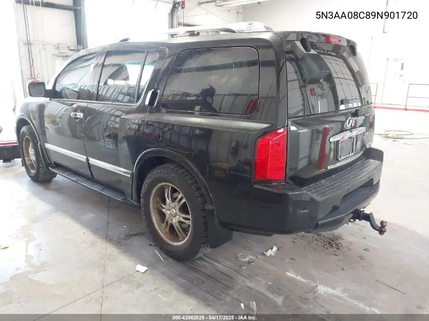 2009 Infiniti Qx56 VIN: 5N3AA08C89N901720 Lot: 42062028