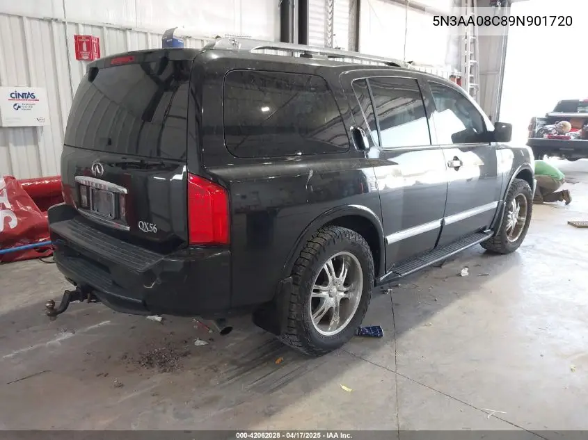 2009 Infiniti Qx56 VIN: 5N3AA08C89N901720 Lot: 42062028