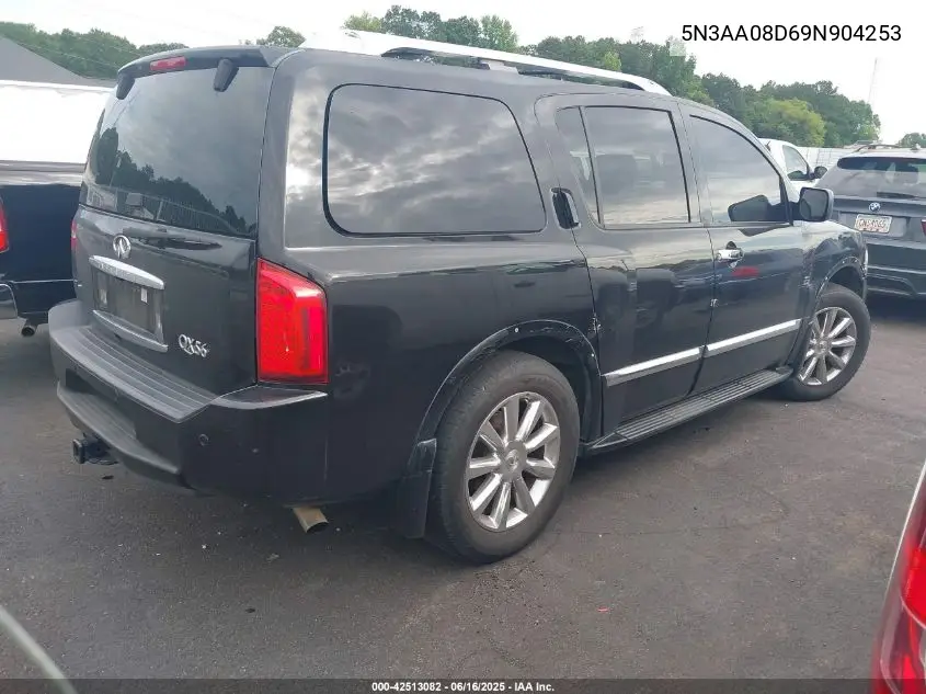 2009 Infiniti Qx56 VIN: 5N3AA08D69N904253 Lot: 42513082
