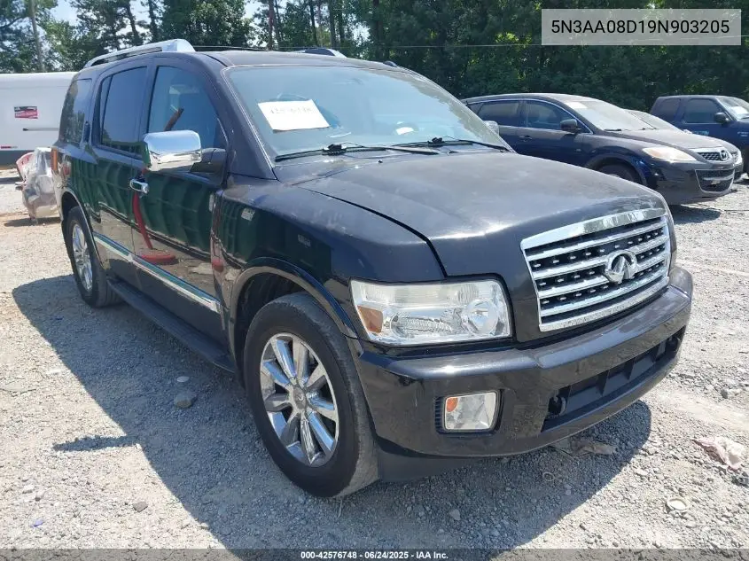 2009 Infiniti Qx56 VIN: 5N3AA08D19N903205 Lot: 42576748
