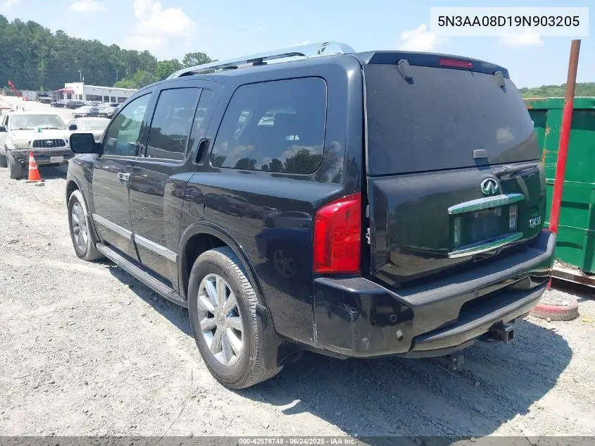 2009 Infiniti Qx56 VIN: 5N3AA08D19N903205 Lot: 42576748