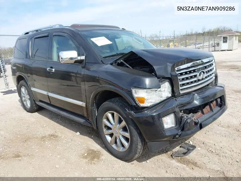 2010 Infiniti Qx56 VIN: 5N3ZA0NE7AN909286 Lot: 42203114