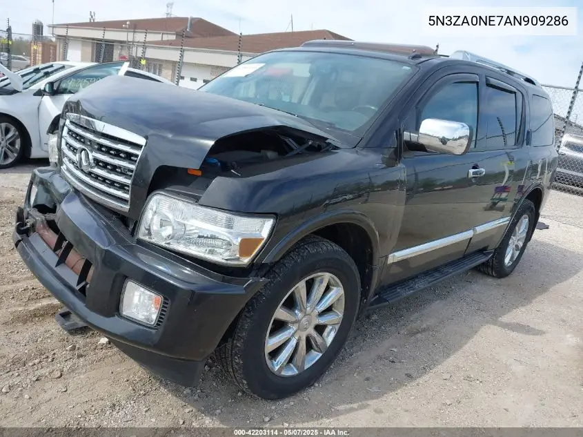 2010 Infiniti Qx56 VIN: 5N3ZA0NE7AN909286 Lot: 42203114