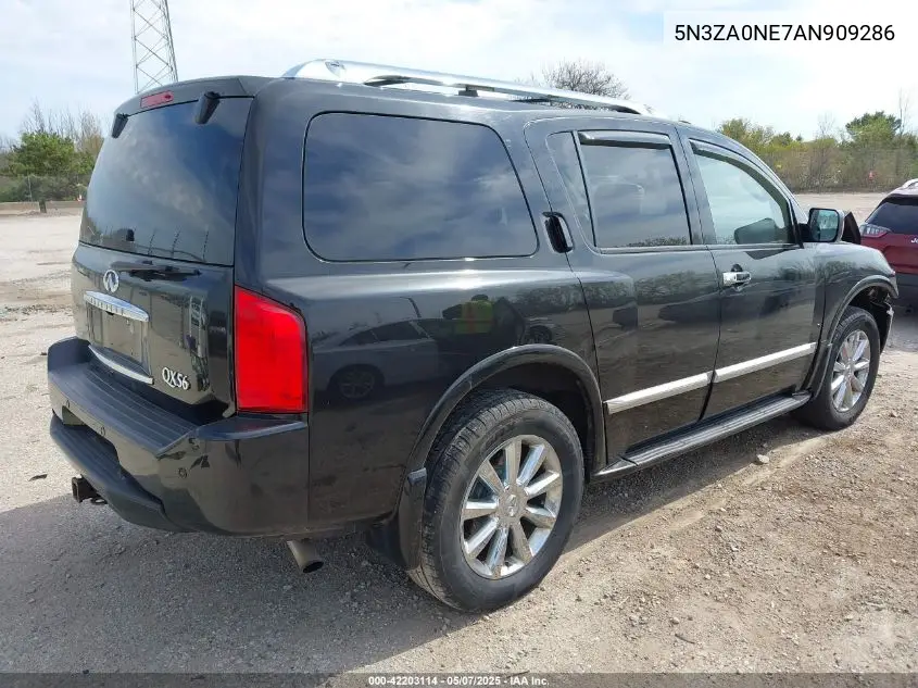 2010 Infiniti Qx56 VIN: 5N3ZA0NE7AN909286 Lot: 42203114