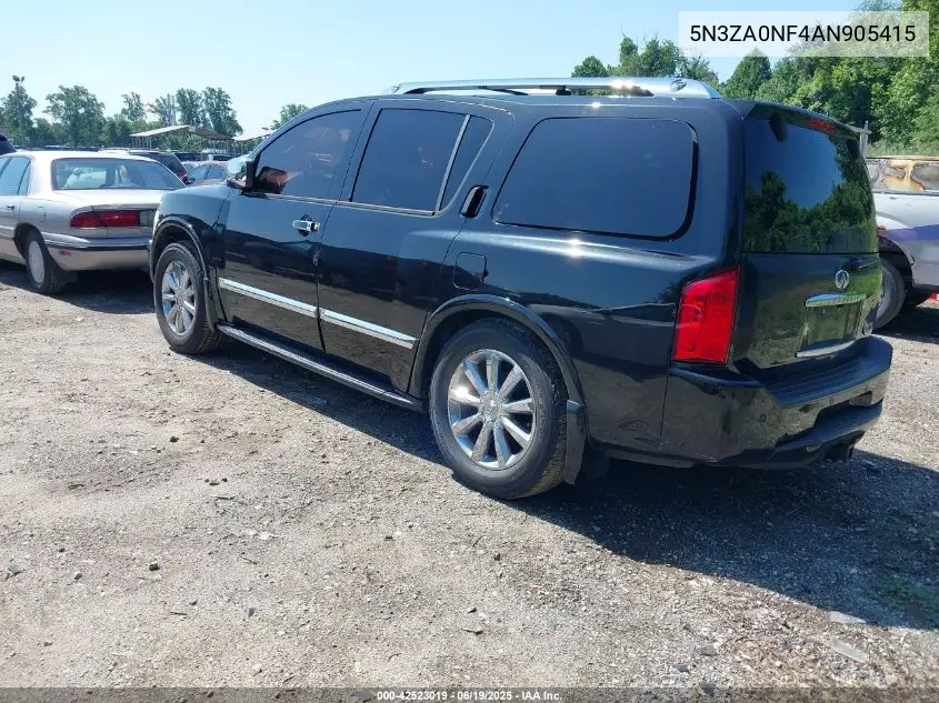 2010 Infiniti Qx56 VIN: 5N3ZA0NF4AN905415 Lot: 42523019