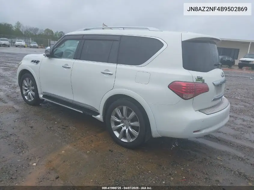 2011 Infiniti Qx56 VIN: JN8AZ2NF4B9502869 Lot: 41966725