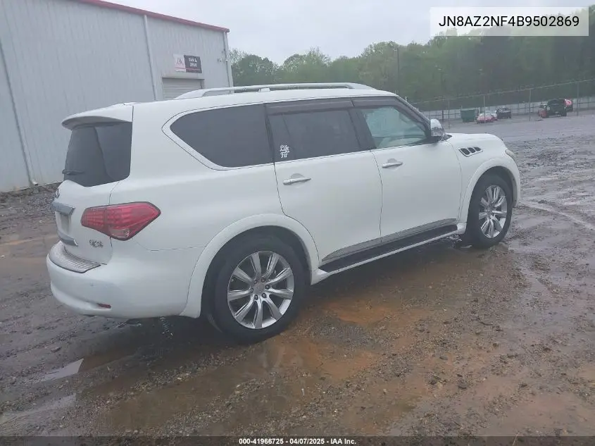 2011 Infiniti Qx56 VIN: JN8AZ2NF4B9502869 Lot: 41966725