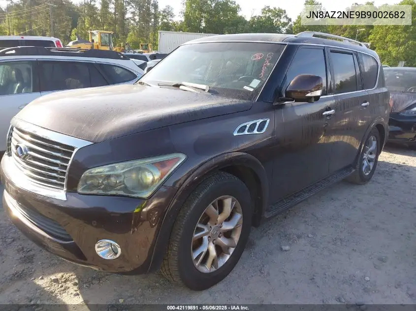 2011 Infiniti Qx56 VIN: JN8AZ2NE9B9002682 Lot: 42119891