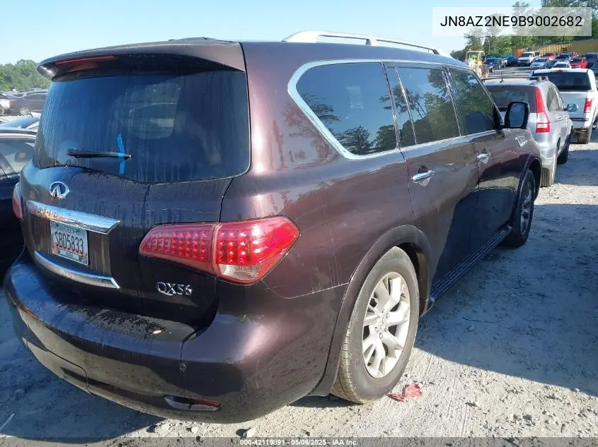 2011 Infiniti Qx56 VIN: JN8AZ2NE9B9002682 Lot: 42119891