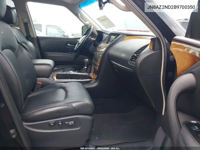 2011 Infiniti Qx56 VIN: JN8AZ2ND2B9700350 Lot: 42189951