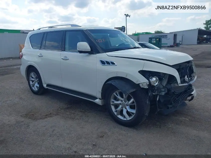 2011 Infiniti Qx56 VIN: JN8AZ2NFXB9500866 Lot: 42200531