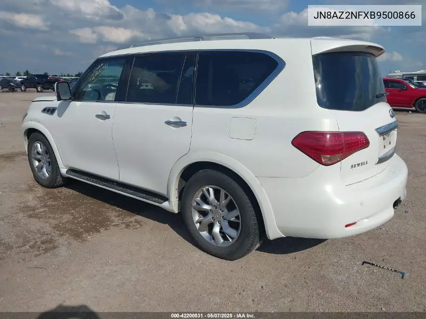 2011 Infiniti Qx56 VIN: JN8AZ2NFXB9500866 Lot: 42200531
