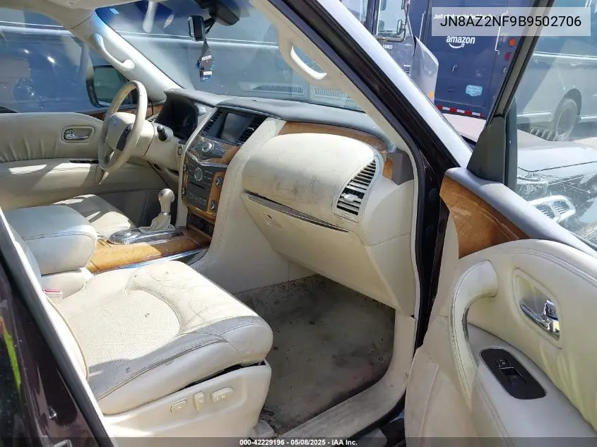 2011 Infiniti Qx56 VIN: JN8AZ2NF9B9502706 Lot: 42229196