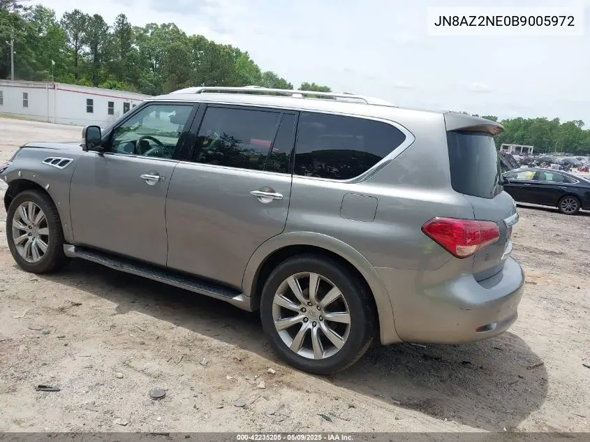 2011 Infiniti Qx56 VIN: JN8AZ2NE0B9005972 Lot: 42235205