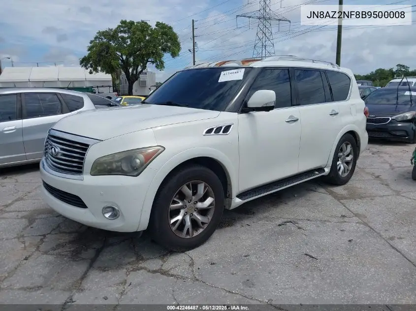 2011 Infiniti Qx56 VIN: JN8AZ2NF8B9500008 Lot: 42246487