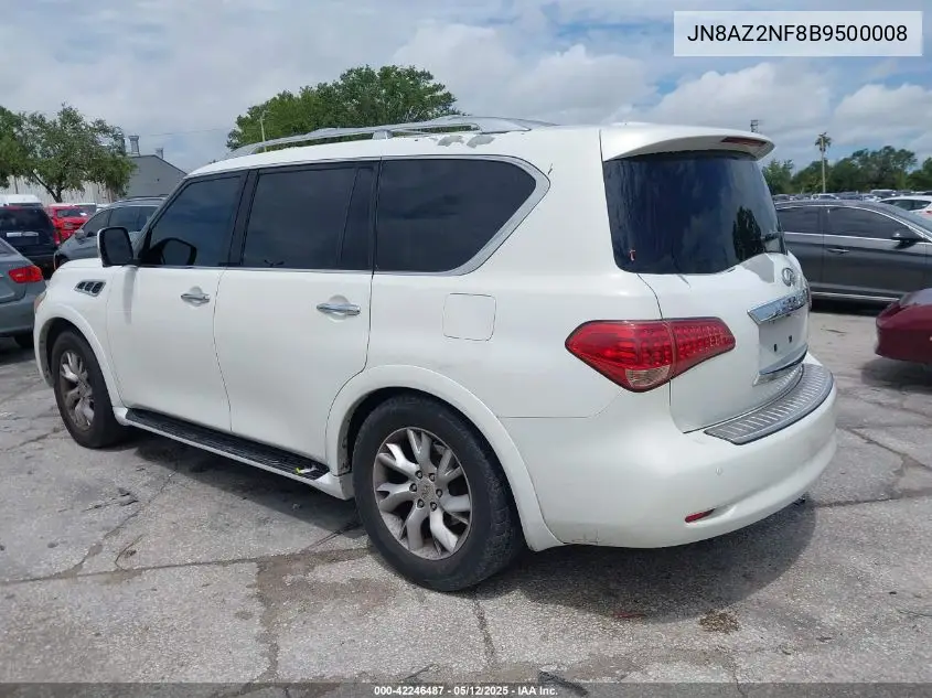 2011 Infiniti Qx56 VIN: JN8AZ2NF8B9500008 Lot: 42246487