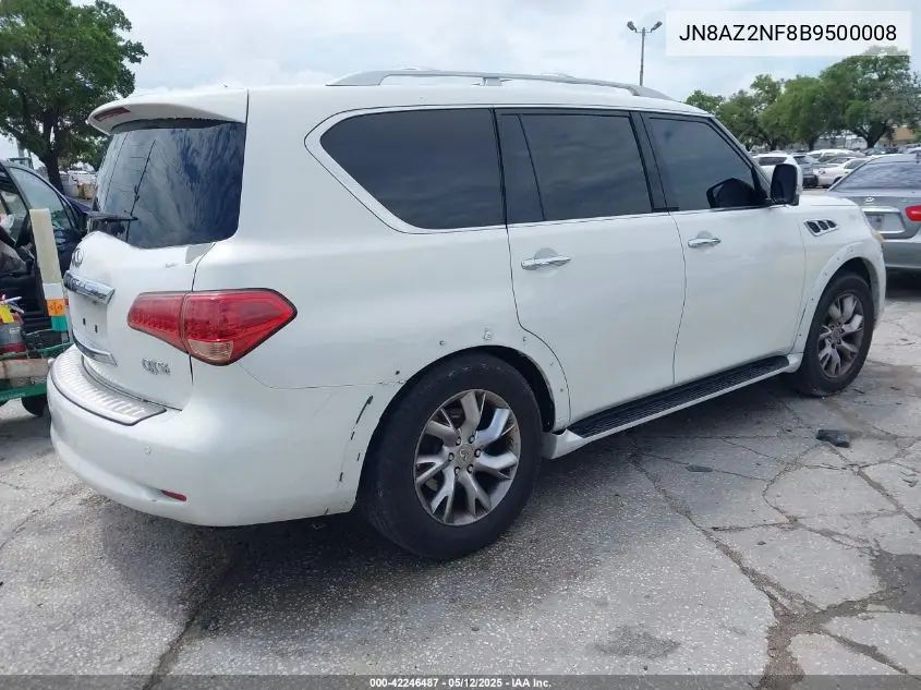 2011 Infiniti Qx56 VIN: JN8AZ2NF8B9500008 Lot: 42246487