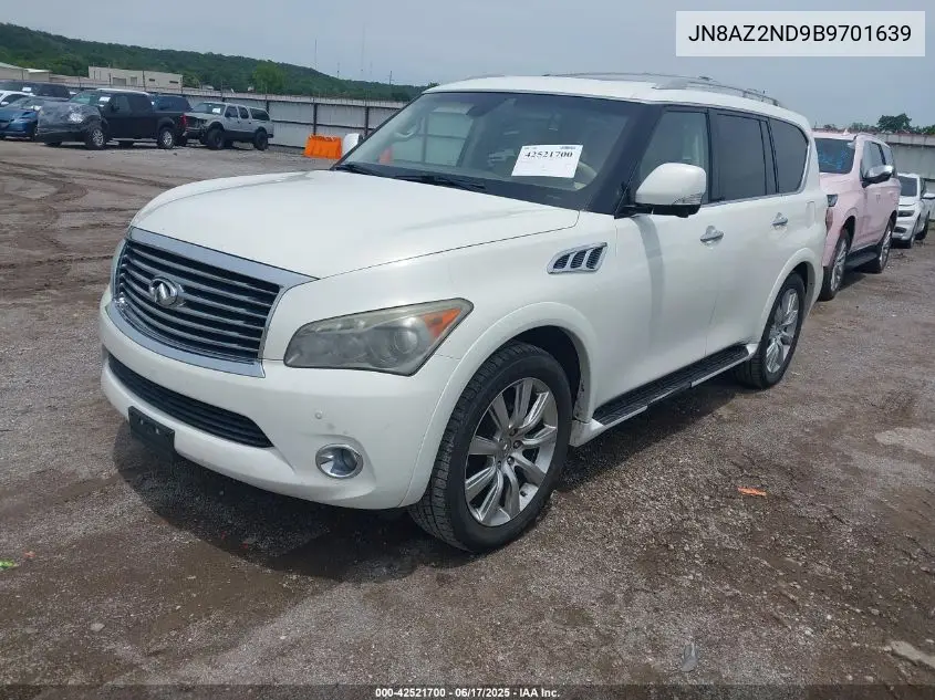 2011 Infiniti Qx56 VIN: JN8AZ2ND9B9701639 Lot: 42521700