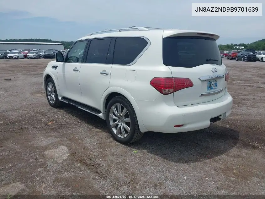 2011 Infiniti Qx56 VIN: JN8AZ2ND9B9701639 Lot: 42521700