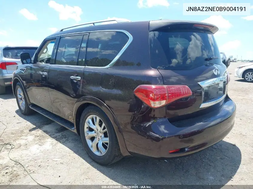 2011 Infiniti Qx56 VIN: JN8AZ2NE0B9004191 Lot: 42534409