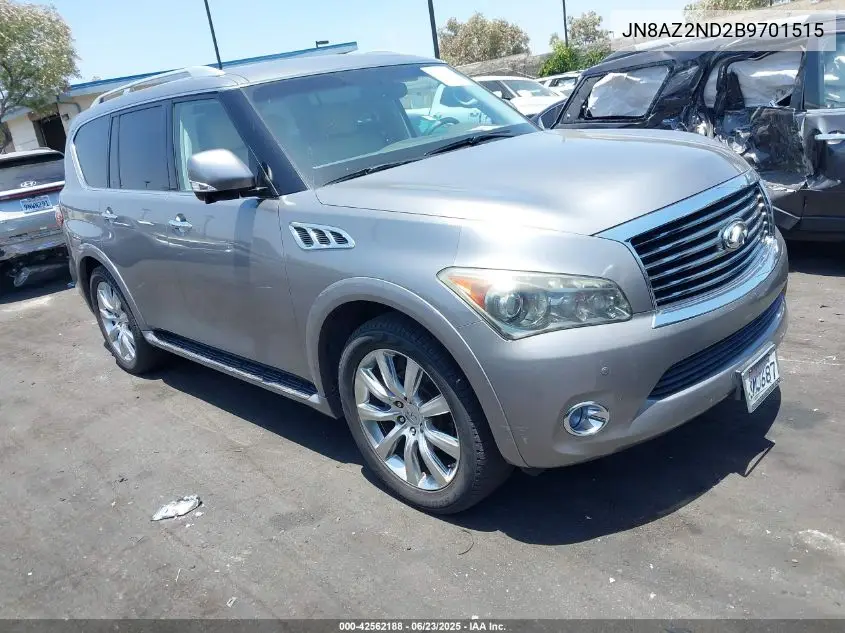 2011 Infiniti Qx56 VIN: JN8AZ2ND2B9701515 Lot: 42562188