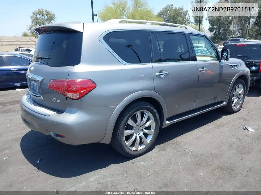 2011 Infiniti Qx56 VIN: JN8AZ2ND2B9701515 Lot: 42562188